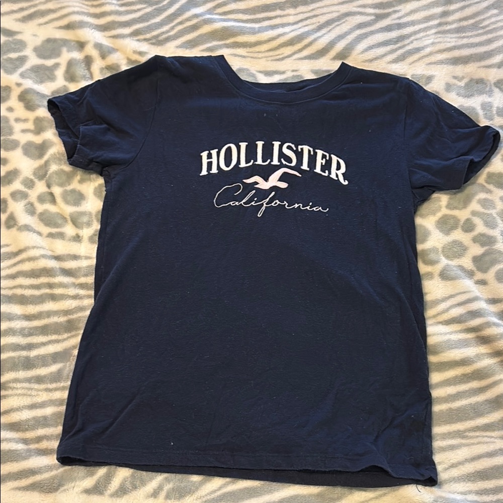 Hollister Navy Blue T-Shirt